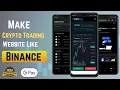 How To Make Crypto Trading Website Like Binance Vinance Digital Trading Website Free Script
