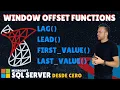 LAG LEAD FIRST VALUE LAST VALUED en SQL Server - Microsoft SQL Server desde cero