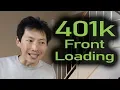 I Could Get Fired for this 401k Front Loading