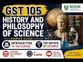 GST 105 HISTORY AND PHILOSOPHY OF SCIENCE