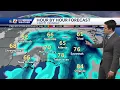 Dry Saturday few showers possible on Mother s Day