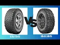 Tire Size 30x9 50r15 vs