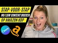 Online Geld Verdienen met No/Low Content Boeken Verkopen op Amazon KDP
