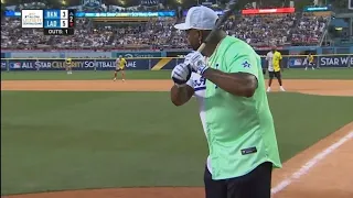 David Ortiz Full at bat in the 2022 MLB All Star Celebrity softball game