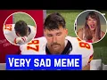 SAD Travis Kelce MEME goes viral as TAYLOR SWIFT SKIPS Chiefs Week 3 win