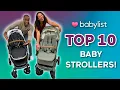 Trying the Top 10 MOST REGISTERED Strollers of 2022 UPPAbaby Nuna Graco more