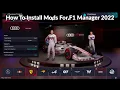 How To Install Mods For F1 Manager 2022 Black W13 Audi Team