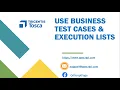 Tosca Tutorial Lesson 68 - Use Business Test Cases Execution Lists End-to-End Scenarios