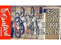 DIY Bike Rack for 20 Bike Storage Stand Cabinet for Garage Crafted Workshop