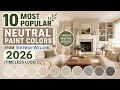 10 Most Popular Neutral Paint Colors from Sherwin-Williams 2026 Timeless Look