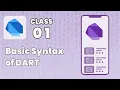 Learn Dart Programming Basic Syntax in Dart Syntax Explained Class 1
