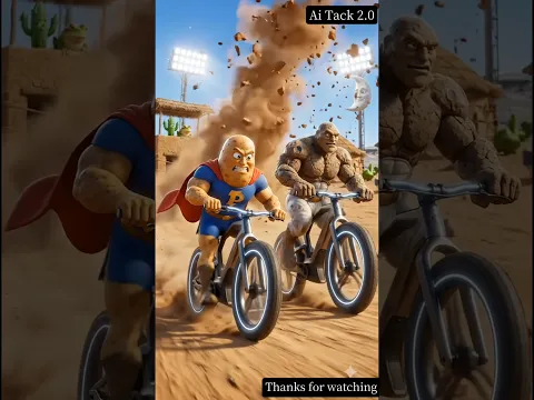 Potato Won the Crazy Moon Race! 😱🚲 | Flying Palanquin Prize #aishorts #ViralShorts #Animation #ai