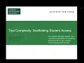 What is text complexity and why does it matter Feb 2016 Webinar
