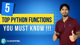 V-13 Top 5 Python Functions YOU MUST KNOW