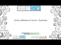 Datum Reference Frame Overview