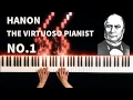 Download Lagu Hanon - The Virtuoso Pianist in 60 Exercises, No.1