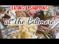 Eating Shopping at Biltmore Estate Stable Cafe Gift Souvenir Shops Toys Candy Christmas Appalachia