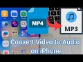 How to Convert to on iPhone mp4 to mp3 iOS 26 No APP