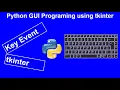 Key Event Handling in Python GUI tkinter