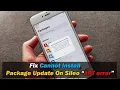 Fix Cannot Install Package Update On Sileo APT error