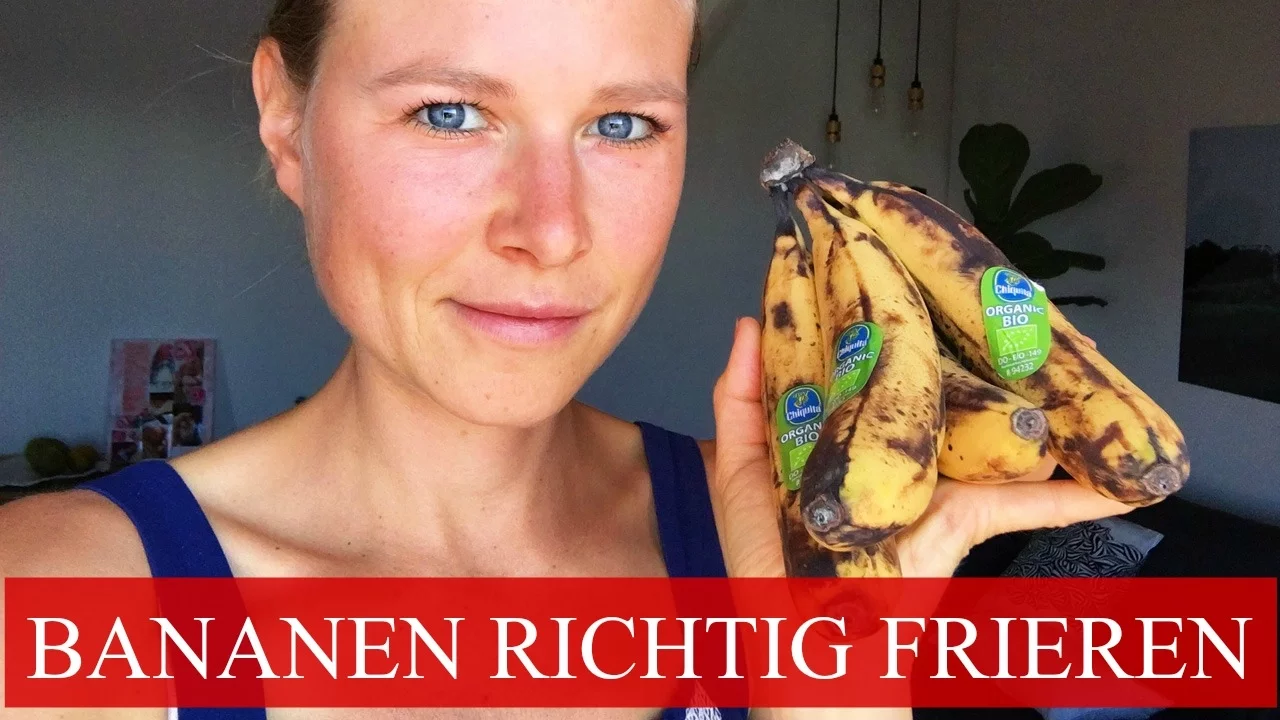 BANANEN RICHTIG EINFRIEREN   NICHT WEGWERFEN