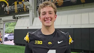 Tradon Bessinger Iowa Football Media Day 2026