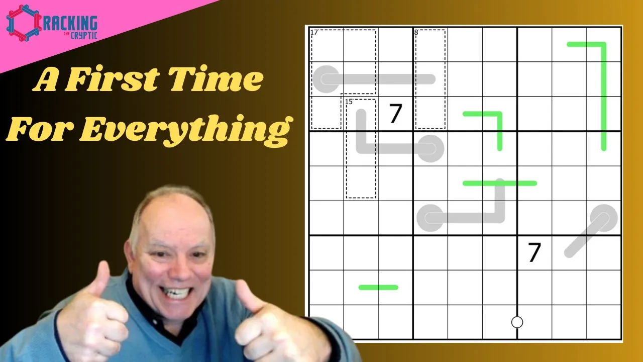 "This is my first time" for one Sudoku Constructor