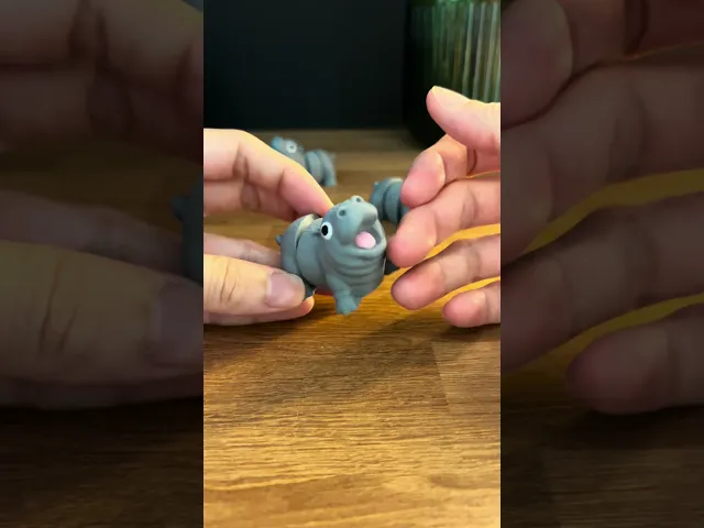 Flexi Baby Hippo Moo Deng video thumbnail