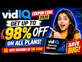 vidIQ Promo Code Discount Code 2026 Save Up to 98