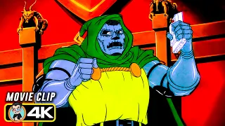 Spider-Man vs. Doctor Doom’s Doomsday Rocket | 80s Cartoon Clip