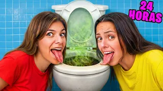 24 HORAS EN EL BAÑO !!