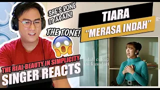 Download Tiara Andini - Merasa Indah (Official Lyric Video) | SINGER REACTION MP3