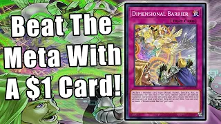Dimensional Barrier Beats Almost Every Meta Deck Yu-Gi-Oh
