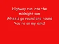 Faithfully Glee Cast with Lyrics
