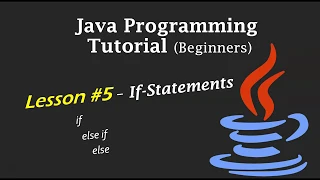 Java Programming Tutorial - Lesson