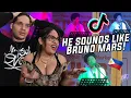 HE SOUNDS EXACTLY LIKE BRUNO MARS Latinos react to Filipino Singer performing in Food Market