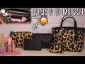 What s In My Bag - Coach City Mini Tote With Leopard Print