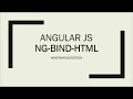 How To use ng-bind-html In Angular JS In Telugu