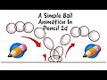 How-To-Animate-A-Simple-Ball-Animation-In-Pencil-2D