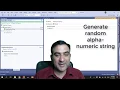 Code Recipe Generate Random Alpha Numeric String in C Net