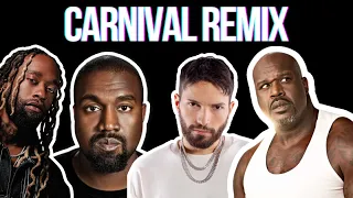 Download CARNIVAL REMIX - SHAQ \u0026 GAWNE (feat. Kanye West, Ty Dolla $ign, Playboi Carti, Rich The Kid) MP3