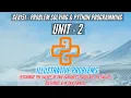 GE8151 ILLUSTRATIVE PROBLEMS PROBLEM SOLVING AND PYTHON PROGRAMMING PSPP TAMIL UNIT2