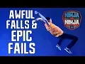 Best Runs Awful Falls And Epic Fails American Ninja Warrior Ninja Vs Ninja