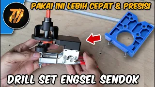 Review & Setting Jig Drill Guide Engsel Sendok dual clamp | Lebih Cepat, Praktis & Presisi!