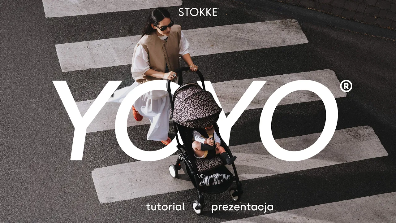 Film promocyjny Stokke Yoyo 3 w wersji z Newborn Set oraz spacerówka od 6 miesiąca życia – instrukcja składania wózka, składanie wózka razem z miękką gondolą, przystosowanie wózka do dziecka od 6 miesiaca życia