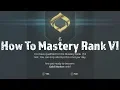 Warframe How To Do Mastery Rank 6 Test