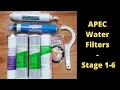 How To Replace Apec ROES-PH75 Reverse Osmosis Filters and Membrane - Stage 1-6