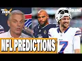 NFL Predictions Dallas Cowboys Buffalo Bills Josh Allen Top QBs Colin Cowherd THE HERD