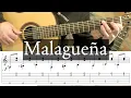 Download Lagu MALAGUENA - Full Tutorial with TAB - Fingerstyle Guitar