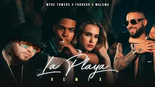 Download Myke Towers, Maluma \u0026 Farruko - La Playa Remix (Video Oficial) MP3